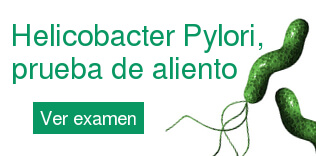 Helicobacter Pylori, prueba de aliento